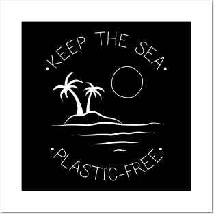 Keep the Sea Plastic-Free Posters and Art